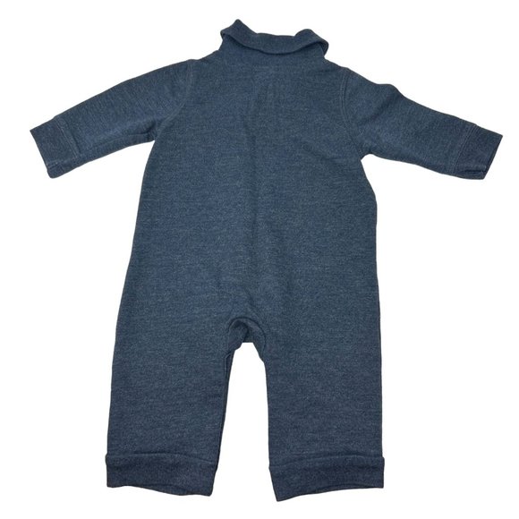 Baby‎ Boy's - 1 Blue Jumpsuit, 1 Blue Jeans, 1 Cream Body Suit - Sizes 3 & 3-6 M - Picture 3 of 9